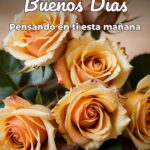 buenos días pensando en ti esta mañana