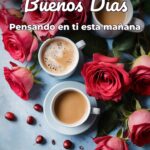 buenos días pensando en ti esta mañana