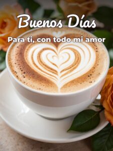 Frases bonitas de buenos días mi amor para celular
