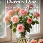 buenos días pensando en ti esta mañana