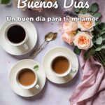 buenos días un buen día para ti, mi amor