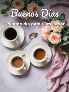 Frases bonitas de buenos días para enamorar para Facebook