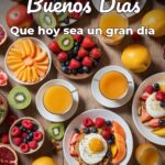 buenos días que hoy sea un gran día