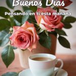 buenos días pensando en ti esta mañana