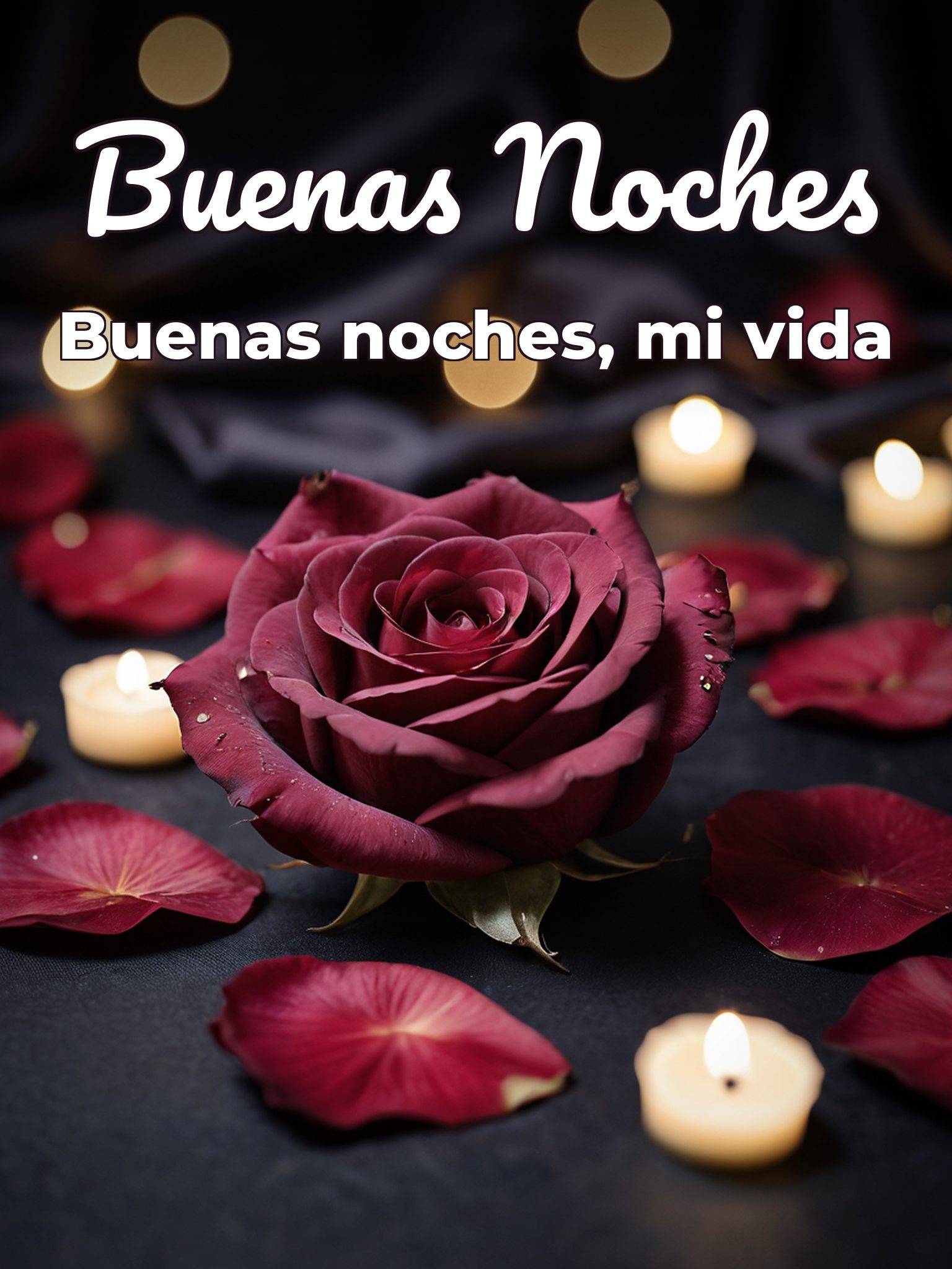 Frases bonitas para dar las buenas noches a mi novia para Facebook