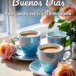 buenos días pensando en ti esta mañana