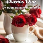 buenos días un buen día para ti, mi amor