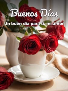 Frases bonitas para dar los buenos días a tu novia para Facebook