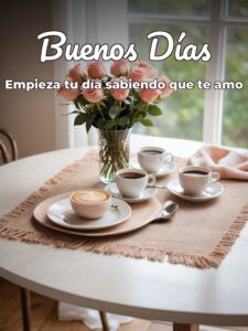 Frases bonitas para dar los buenos días a tu novia para mi amor