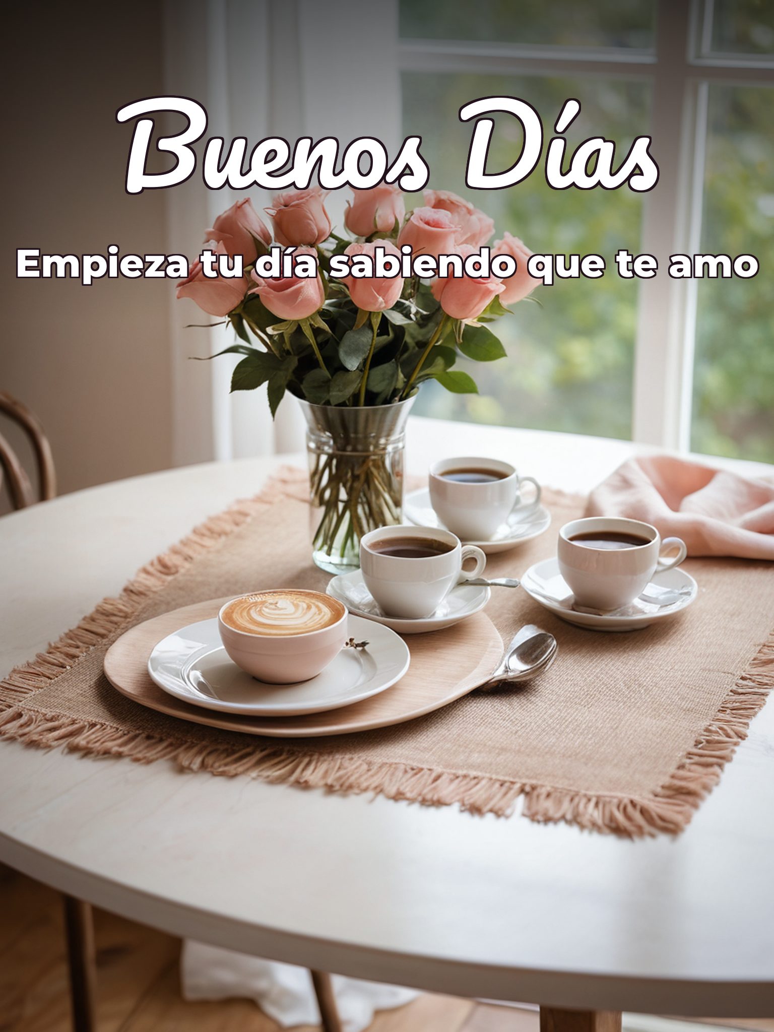 Frases bonitas para dar los buenos días a tu novia para mi amor