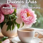 buenos días pensando en ti esta mañana