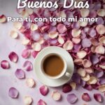 buenos días para ti, con todo mi amor