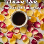 buenos días pensando en ti esta mañana