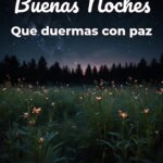 buenas noches que duermas con paz