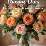 buenos días pensando en ti esta mañana