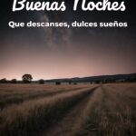 buenas noches que descanses, dulces sueños