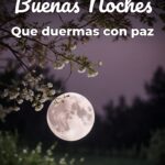 buenas noches que duermas con paz