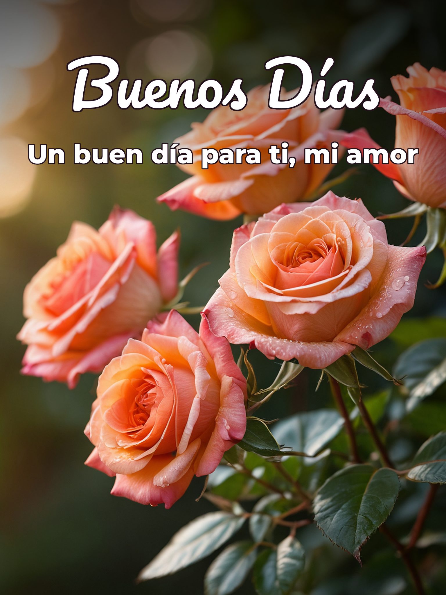 Frases bonitas para los buenos días para mi amor