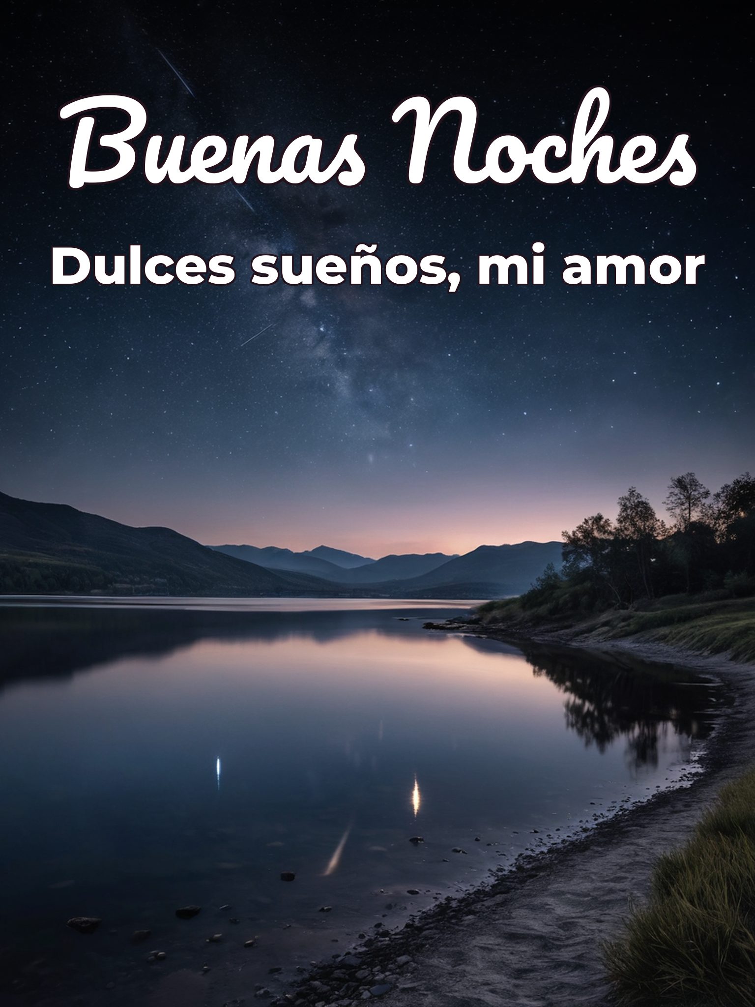 Frases buenas noches amor para celular