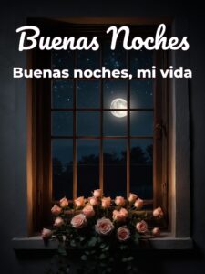 Frases buenas noches amor para Facebook