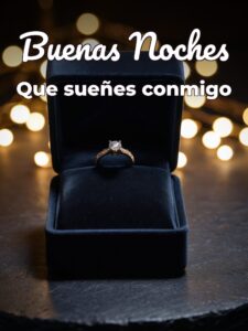 Frases buenas noches para enamorar