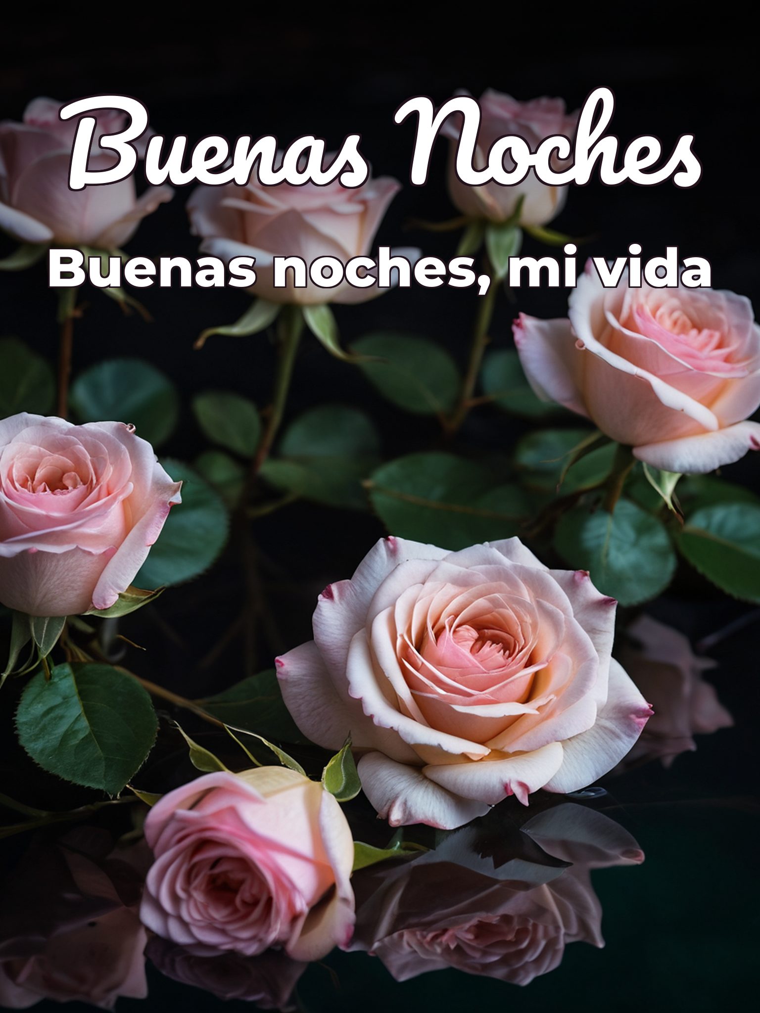 Frases buenas noches para mi novia para Facebook