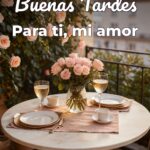 buenas tardes para ti, mi amor