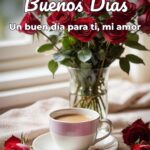 buenos días un buen día para ti, mi amor