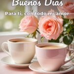 buenos días para ti, con todo mi amor