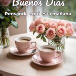 buenos días pensando en ti esta mañana