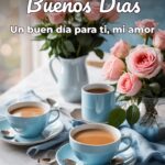 buenos días un buen día para ti, mi amor