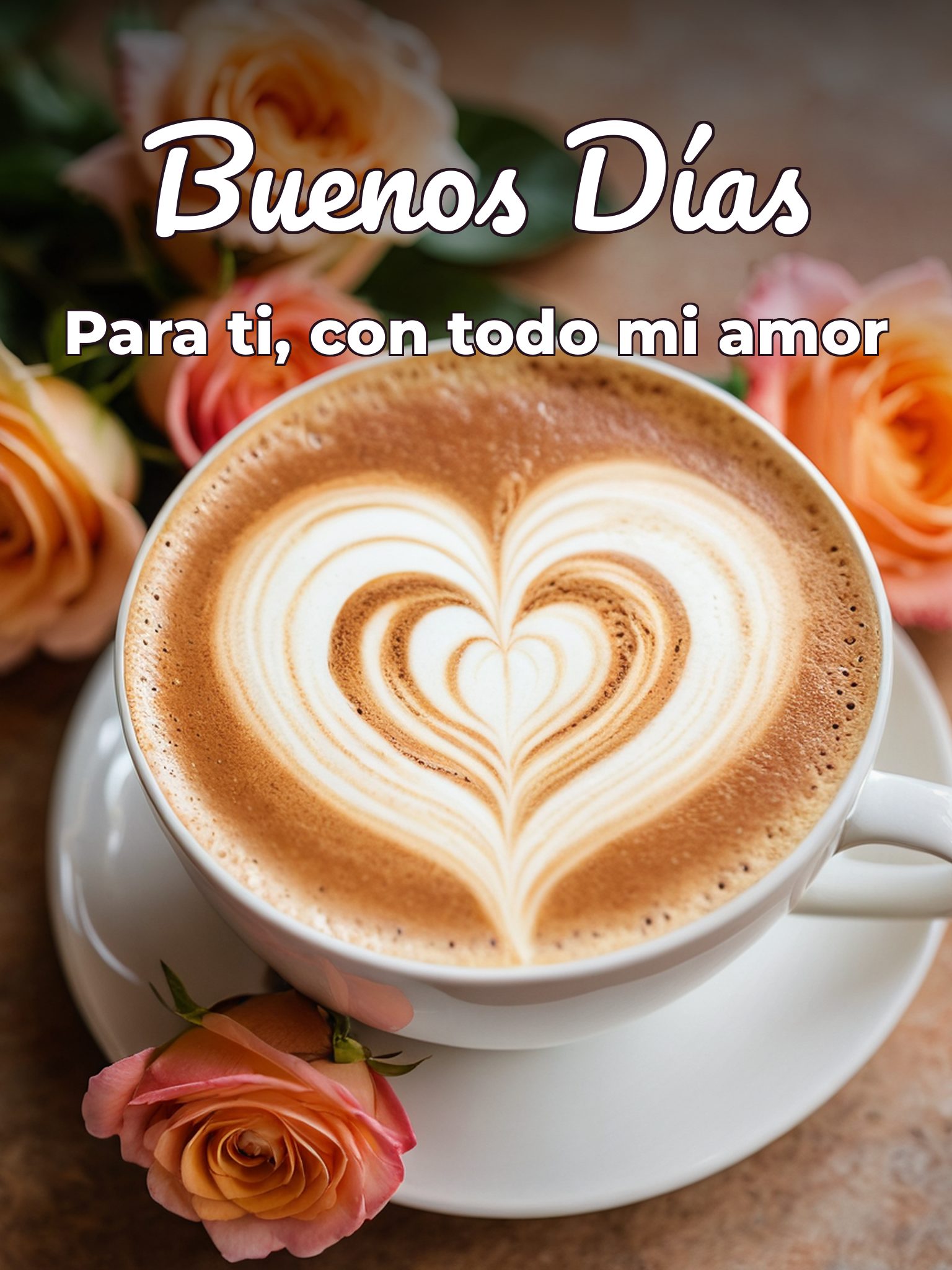 Frases buenos días amor para mi novia para celular
