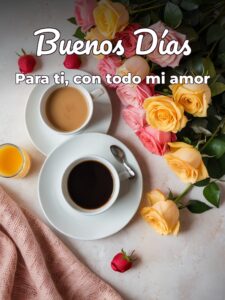 Frases buenos días amor para mi novia para descargar