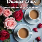 buenos días pensando en ti esta mañana