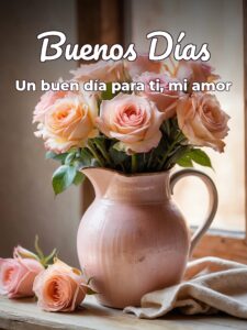 Frases buenos días para mi novia