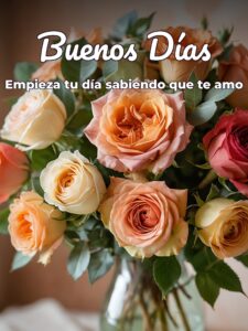 Frases cariñosas de buenos días para mi amor