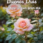 buenos días que hoy sea un gran día