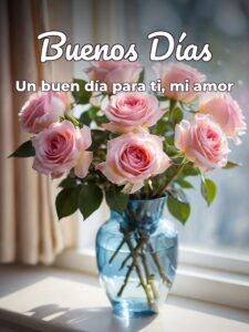 Frases con imágenes de buenos días amor