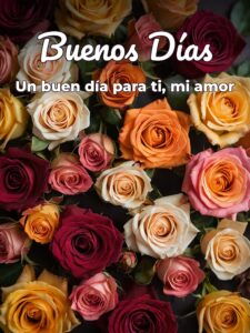 Frases con imágenes de buenos días amor para Facebook