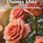 buenos días pensando en ti esta mañana