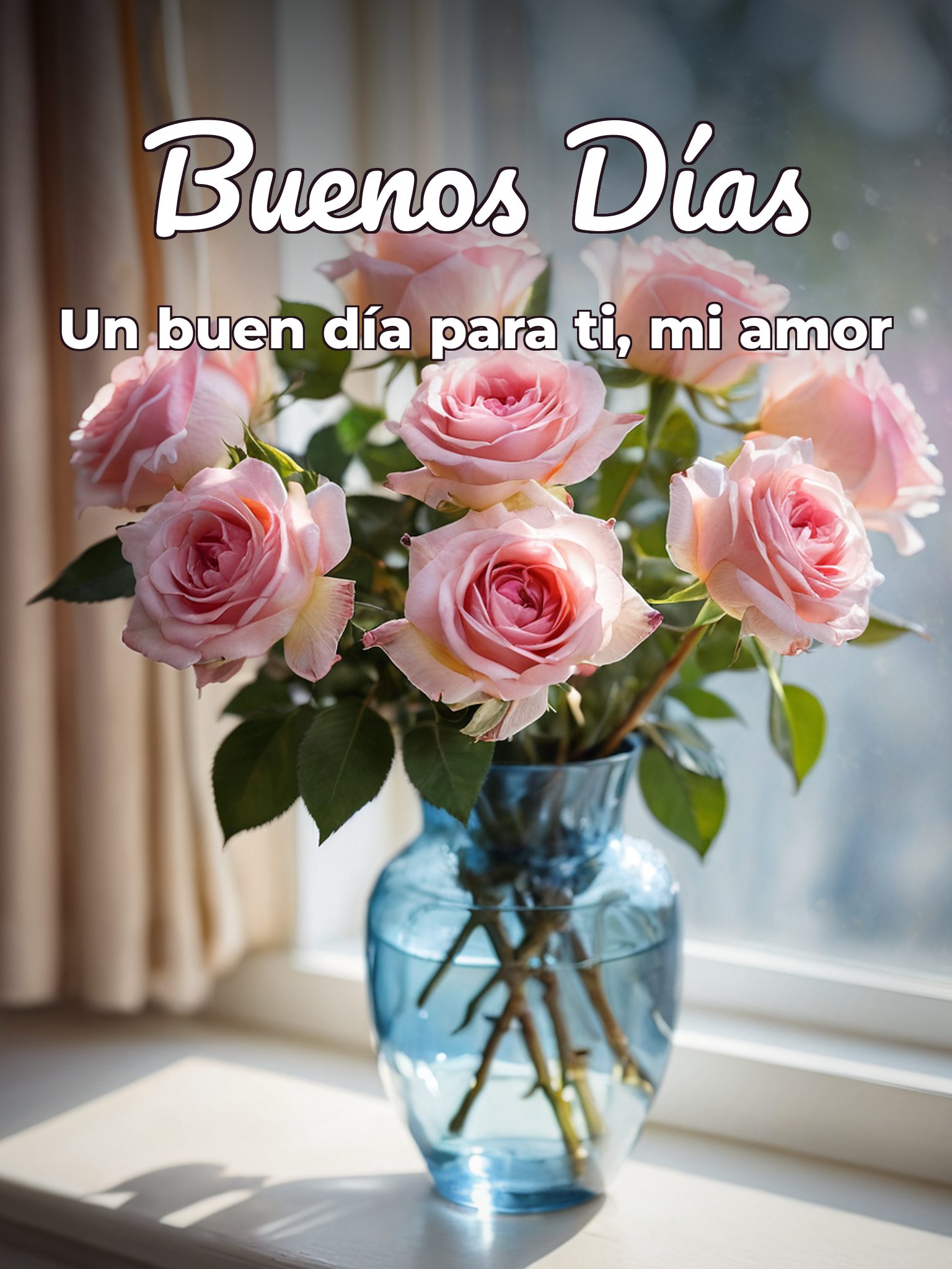Frases con imágenes de buenos días amor