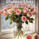 buenos días pensando en ti esta mañana