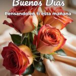 buenos días pensando en ti esta mañana