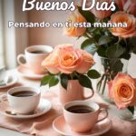 buenos días pensando en ti esta mañana