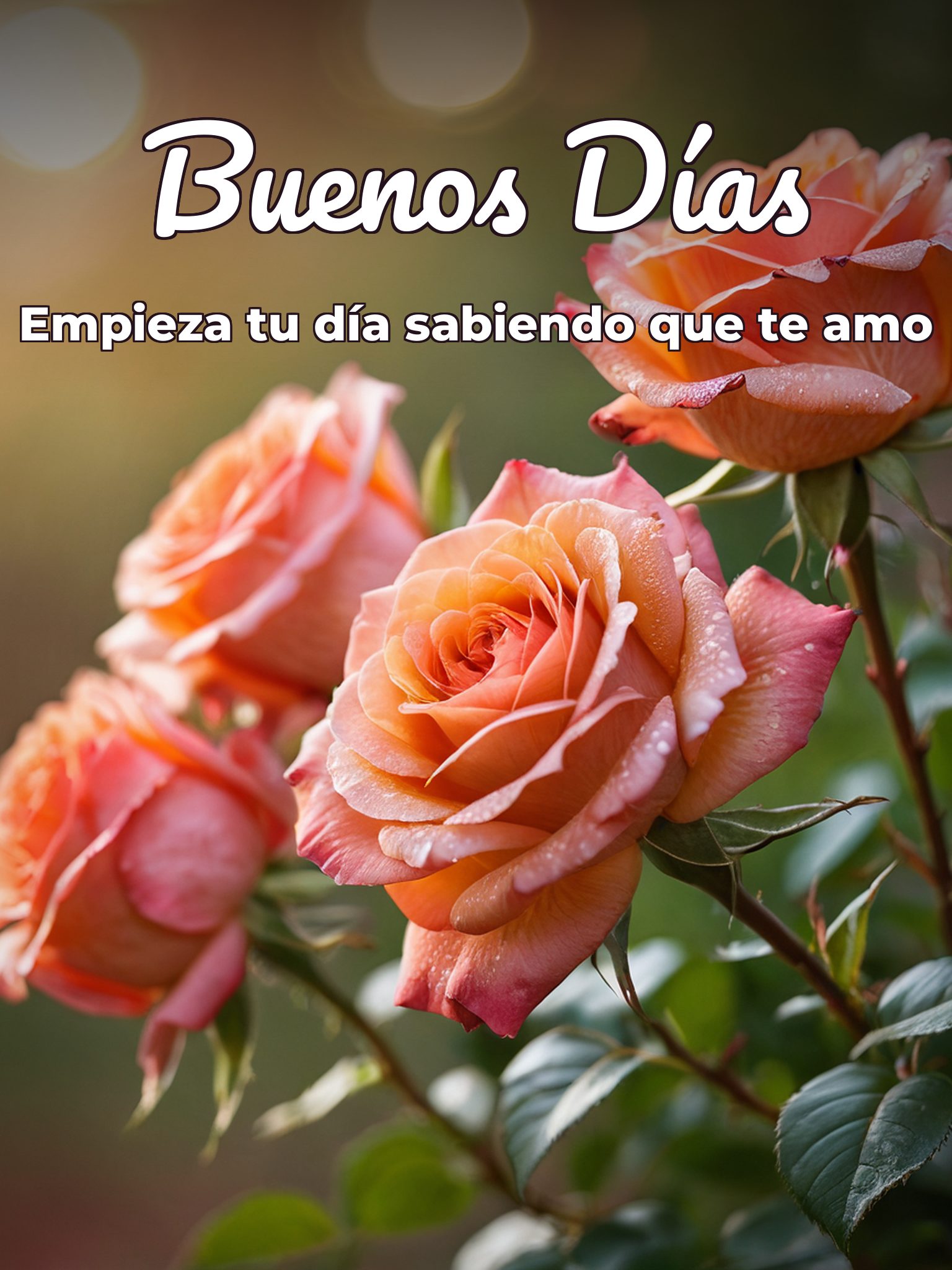 Frases con imágenes de buenos días mi amor