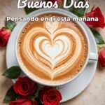 buenos días pensando en ti esta mañana