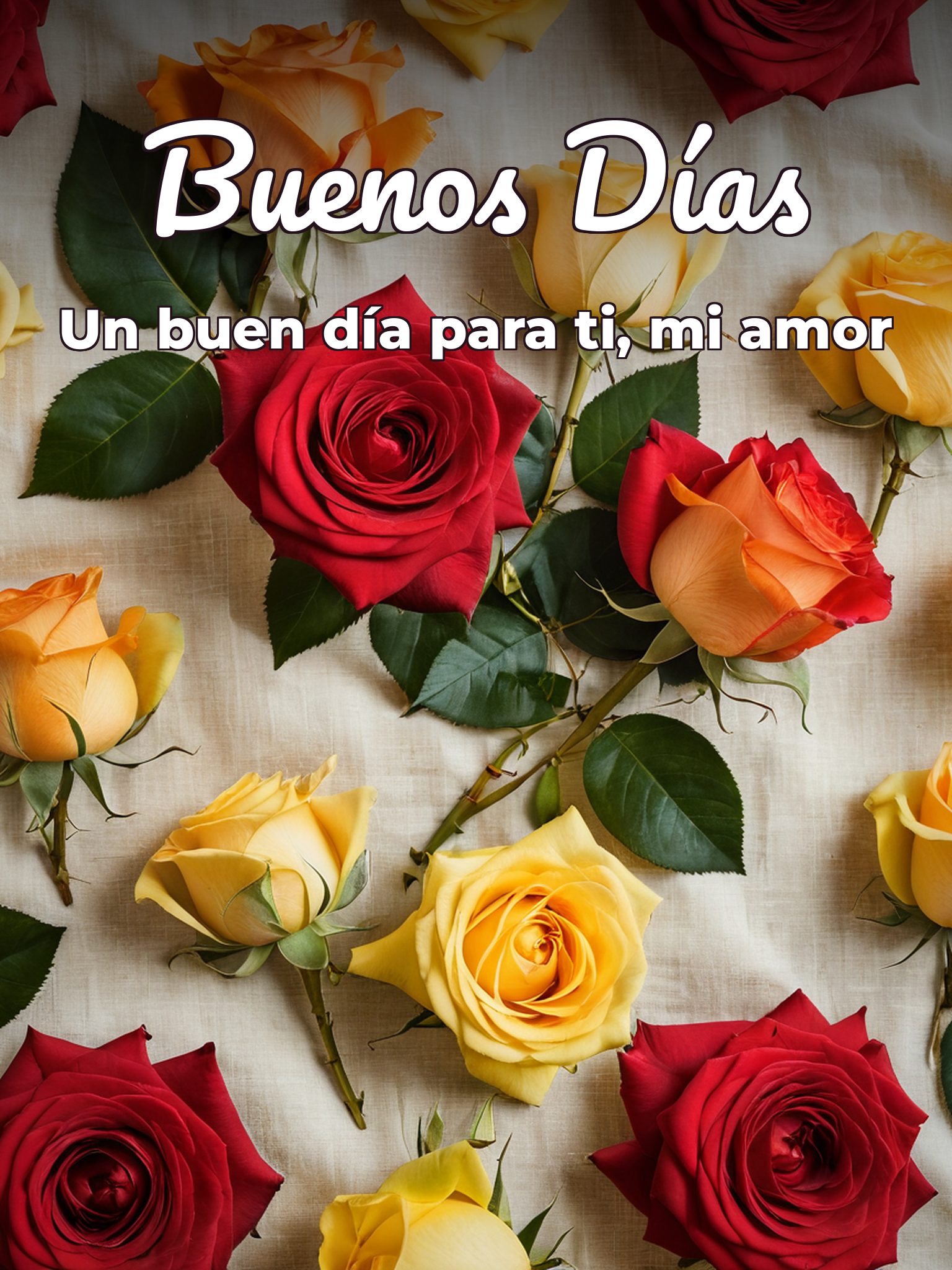 Frases cortas buenos días amor para Facebook