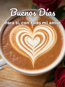 Frases cortas buenos días amor para mi amor