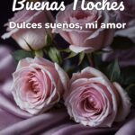 buenas noches dulces sueños, mi amor