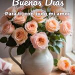 buenos días para ti, con todo mi amor
